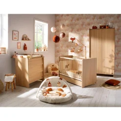 Sauthon Commode 3 tiroirs cannelle Chêne Miel