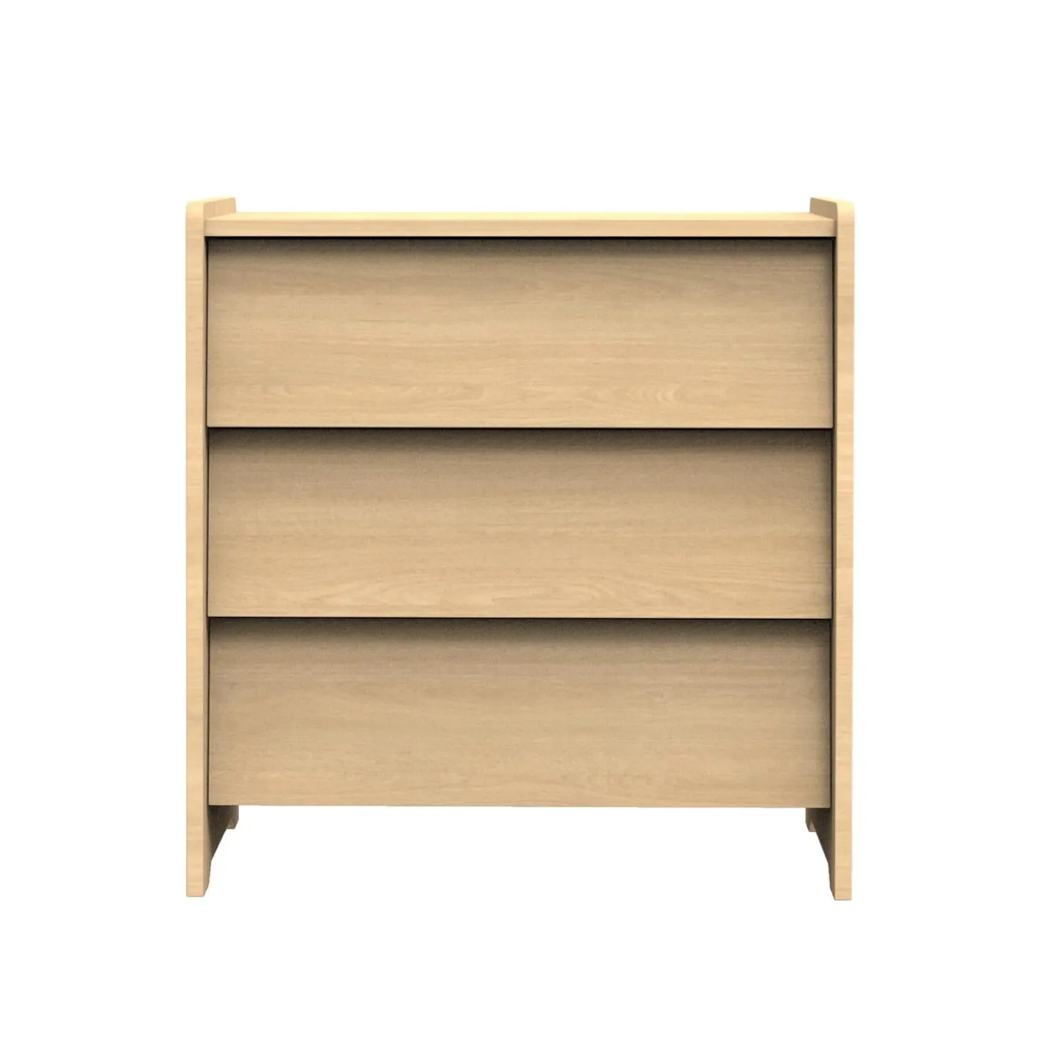 Sauthon Commode 3 tiroirs cannelle Chêne Miel