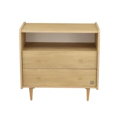 Sauthon Commode 2 Tiroirs 1 Niche My Love Chêne Vintage