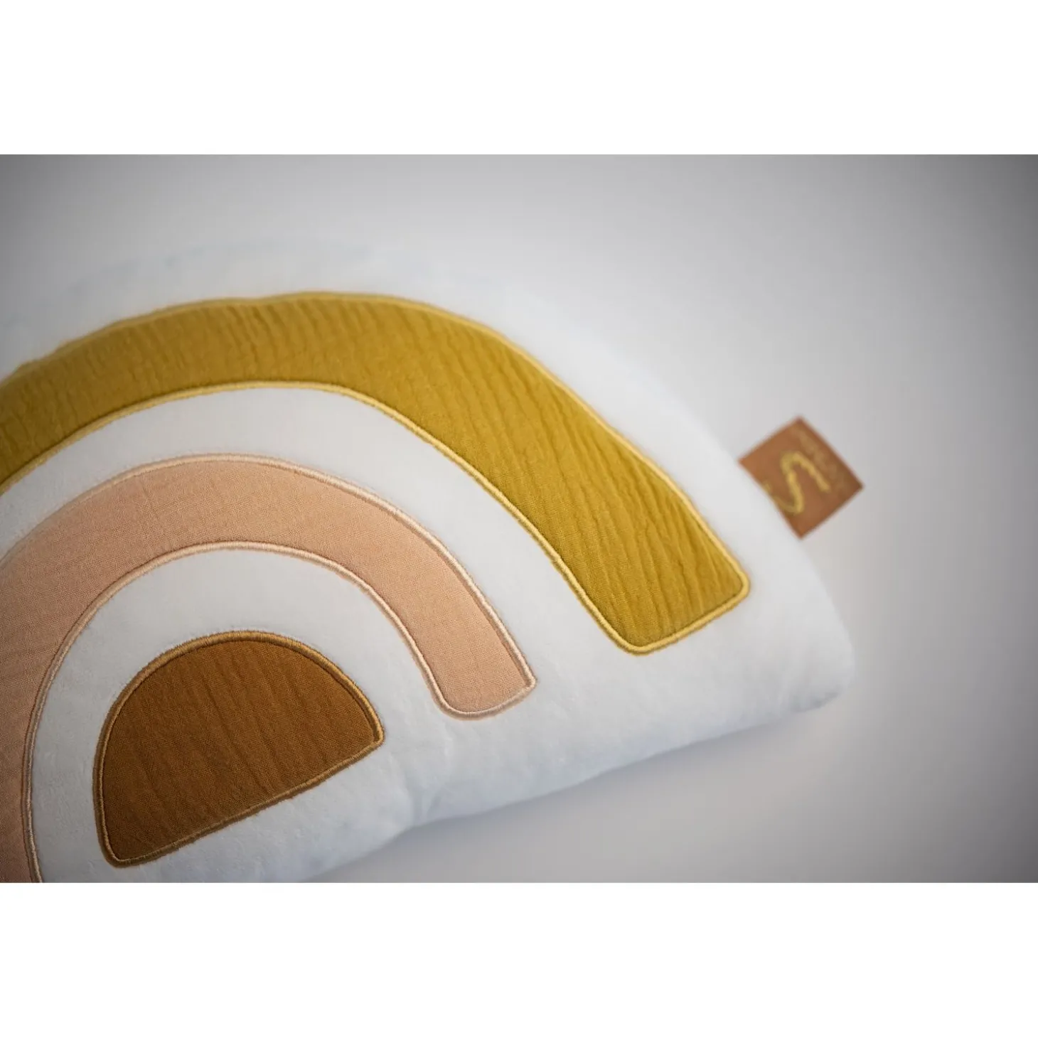 Sauthon Coussin déco arc en ciel Sunlight