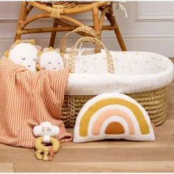 Sauthon Coussin déco arc en ciel Sunlight