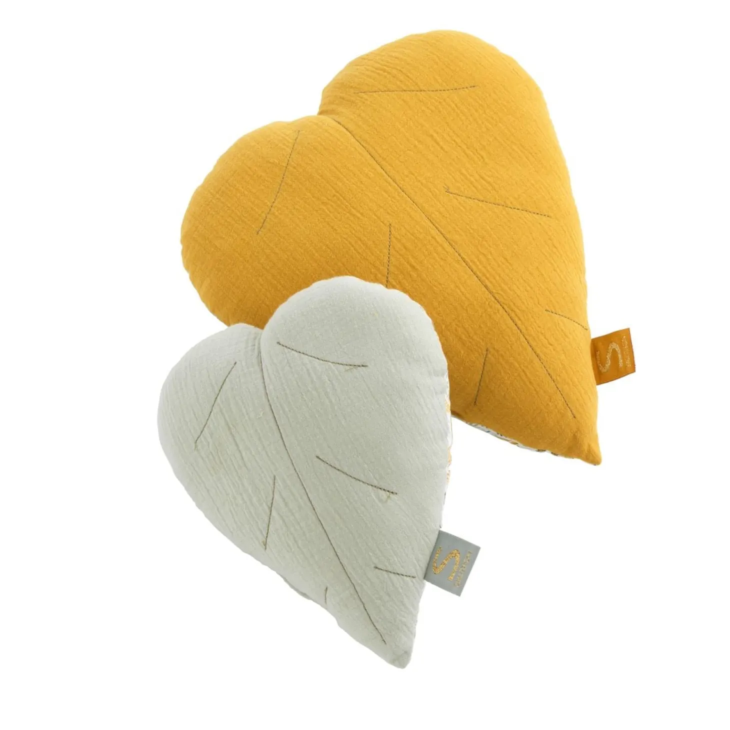 Sauthon Coussin déco Promenons nous Jaune Topaze