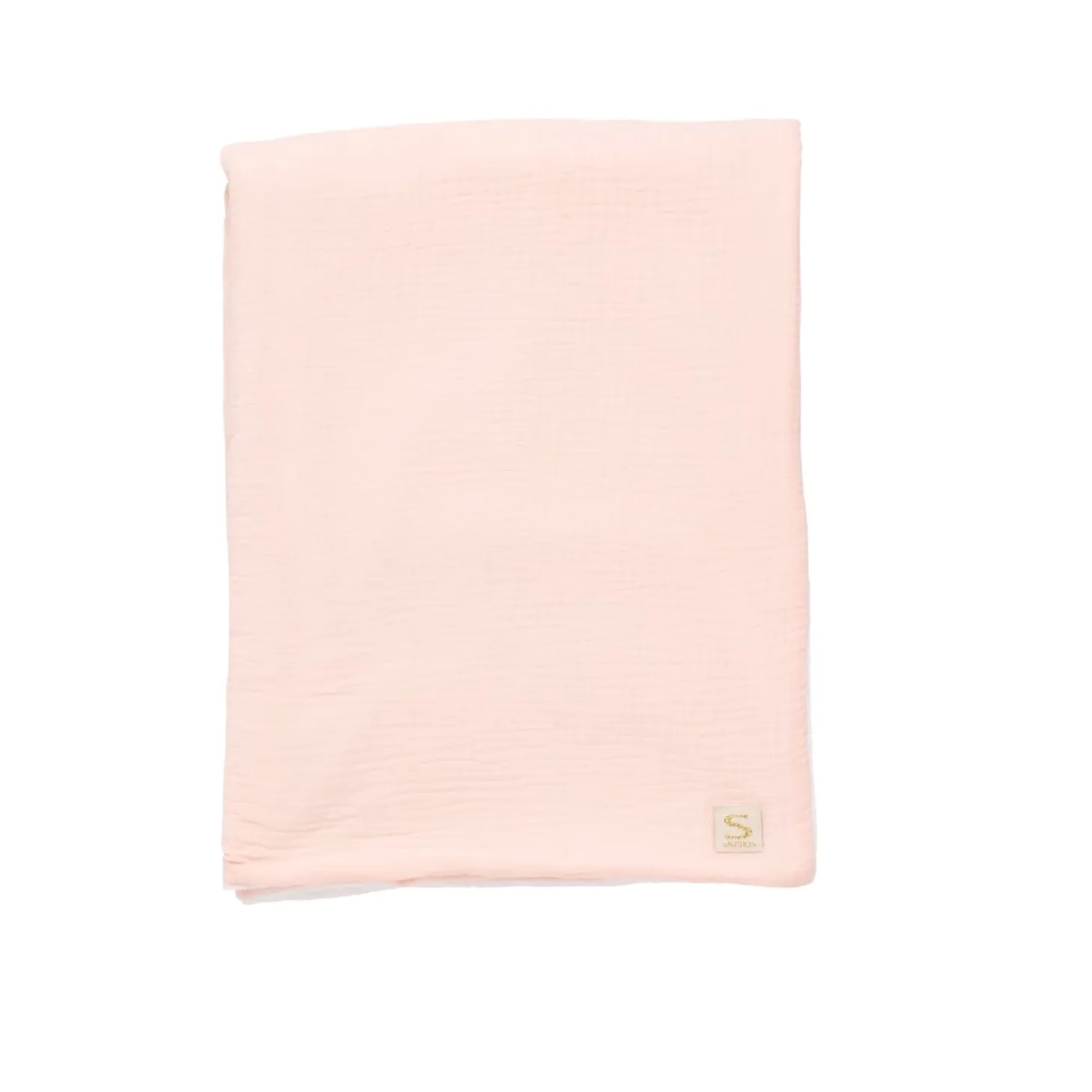 Sauthon Couverture Uni Petale Rose