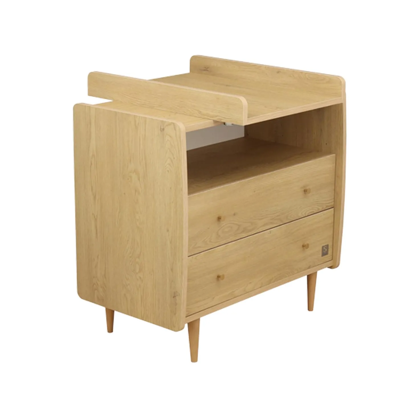 Sauthon Dispositif à langer Multipositions pour Commode My Love Chêne Vintage