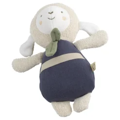 Sauthon                    Doudou Grand Modèle Petit Nuage    Bleu Orage/Beige Chiné/Vert Olive