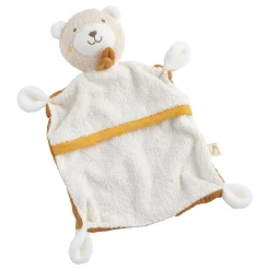 Sauthon                    Doudou Mouchoir Petit Soleil    Beige Chiné/Ocre/Caramel