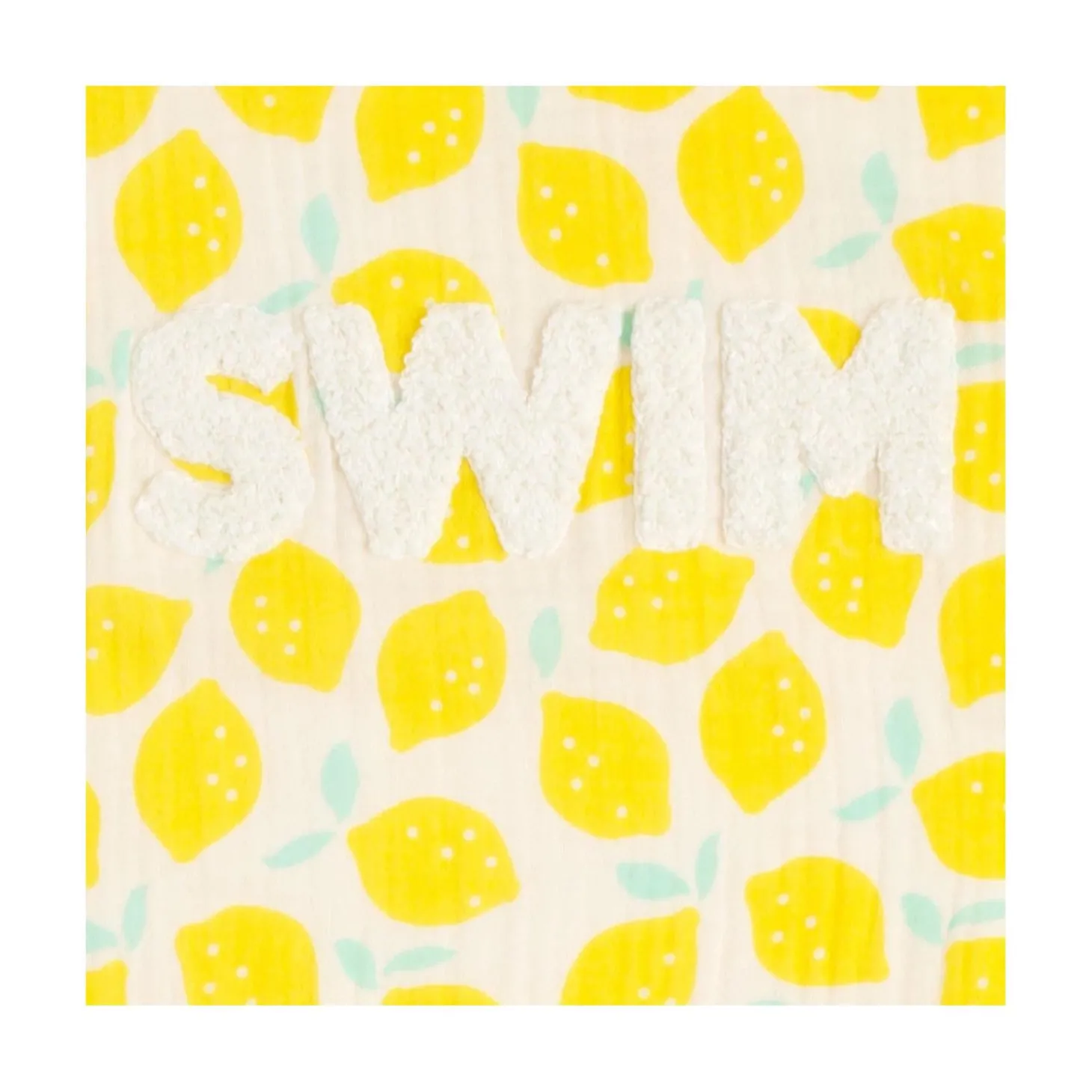 Sauthon Drap de Plage Citron Pop Jaune / Vanille