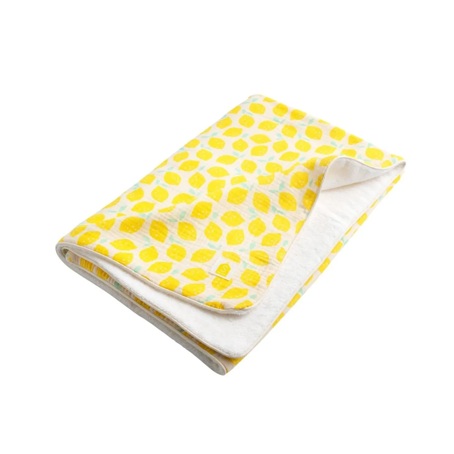 Sauthon Drap de Plage Citron Pop Jaune / Vanille