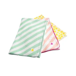 Sauthon Drap de Plage Citron Pop Jaune / Vanille