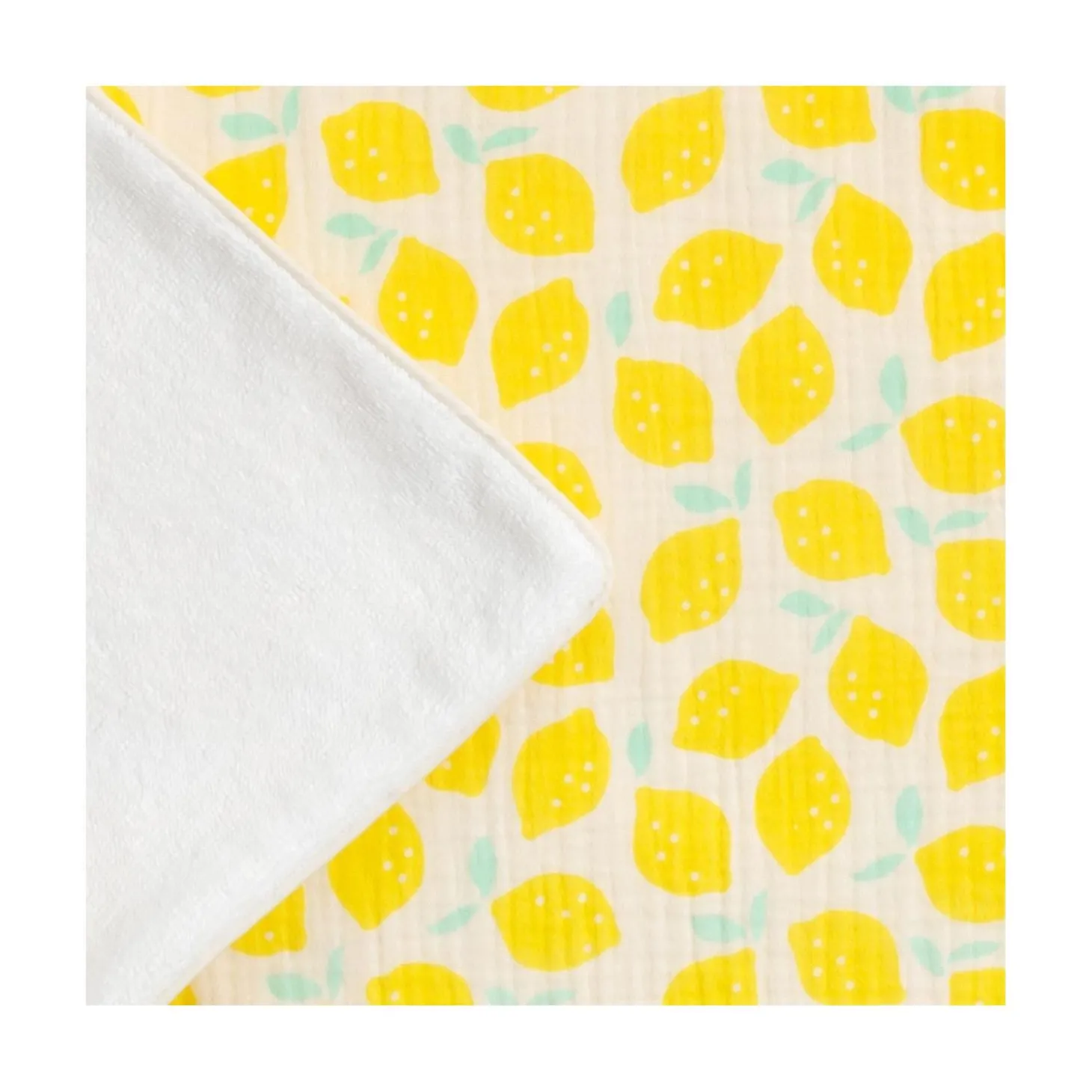 Sauthon Drap de Plage Citron Pop Jaune / Vanille