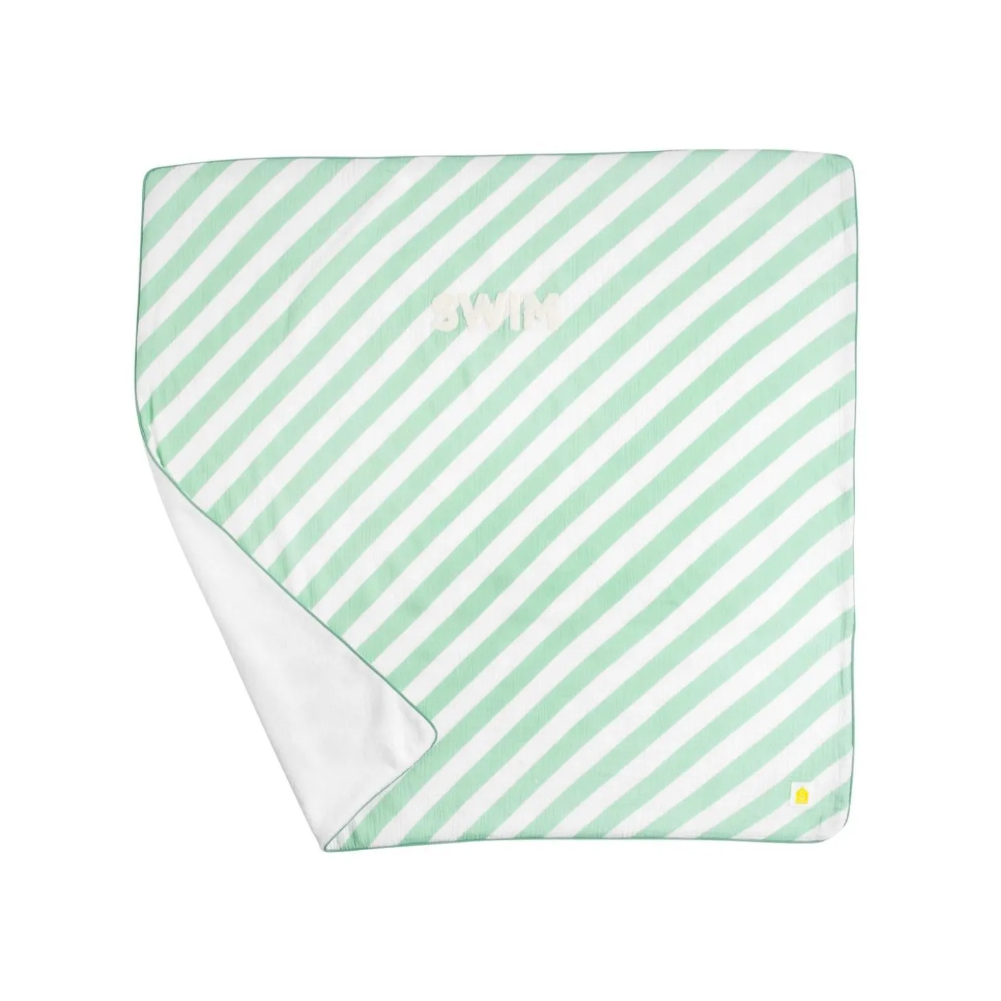 Sauthon Drap de Plage Pop Vert Menthe / Vanille