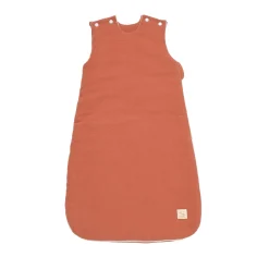 Sauthon Gigoteuse + doudou mouchoir Uni Terracotta Rouge 0-6 mois