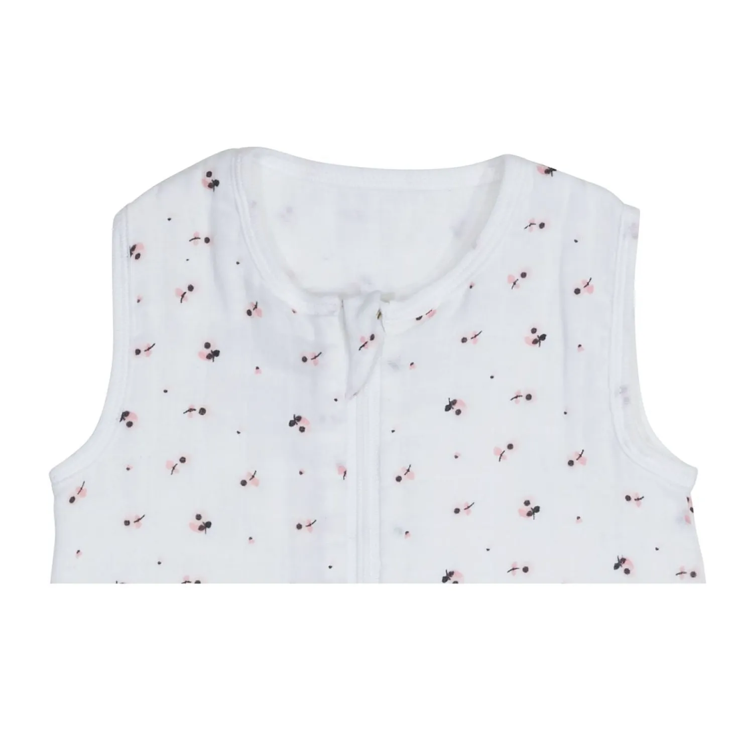 Sauthon Gigoteuse lange BIO Miss Fleur de Lune Blanc - Rose 0-6 mois
