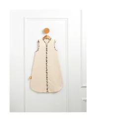 Sauthon                    Gigoteuse Lange Été Léopard    Ecru/Noir/Caramel            0-6 mois