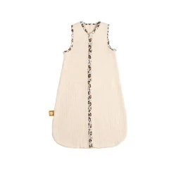 Sauthon                    Gigoteuse Lange Été Léopard    Ecru/Noir/Caramel            0-6 mois