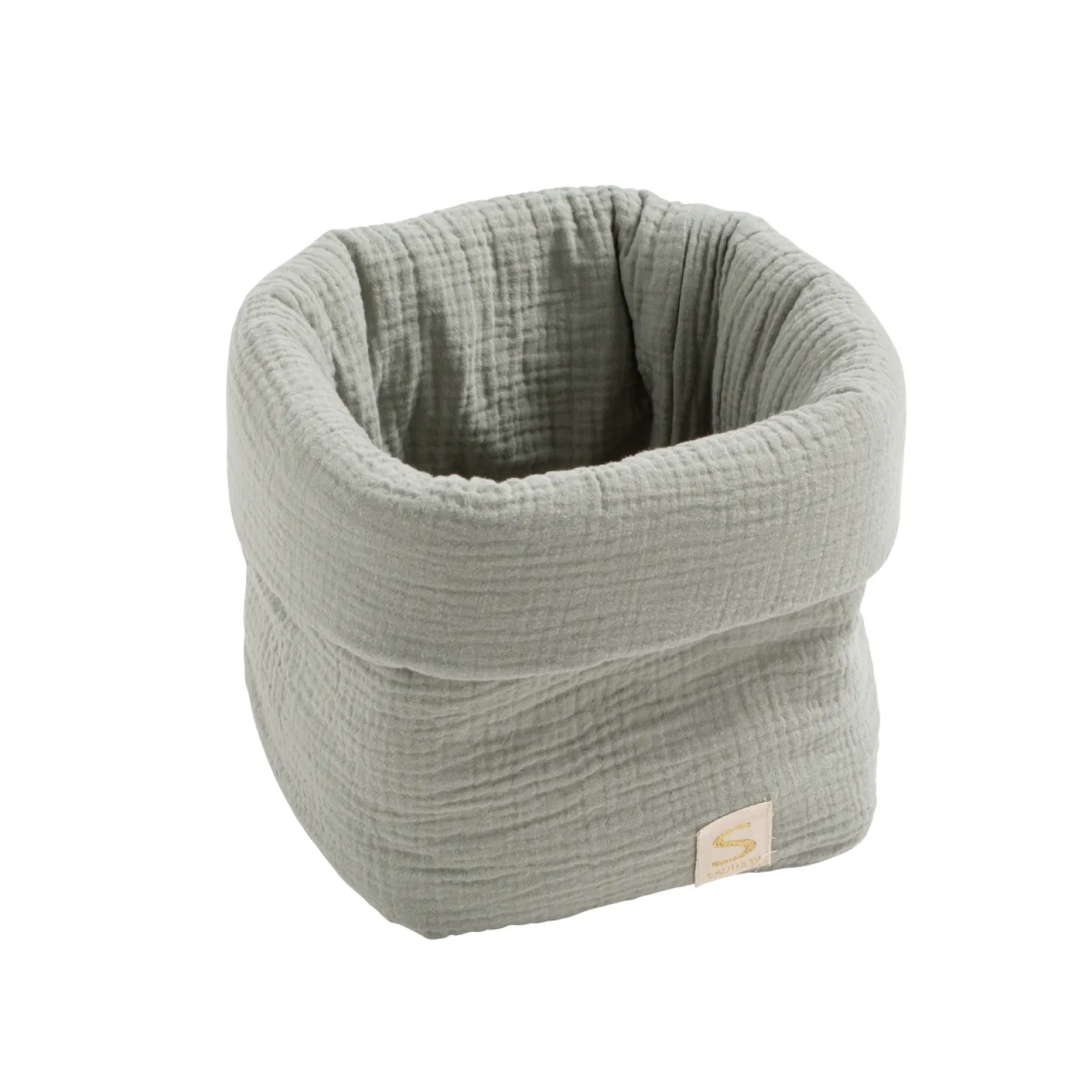 Sauthon Grande paniere Uni Sauge Vert