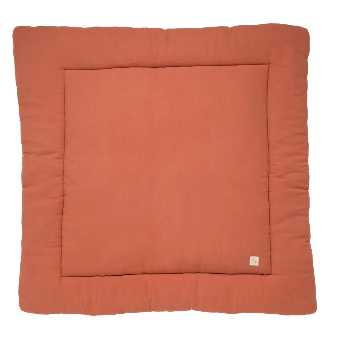 Sauthon Grand tapis Uni Terracotta Rouge