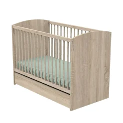 Sauthon Lit bébé Access Chêne Doré 60x120 cm