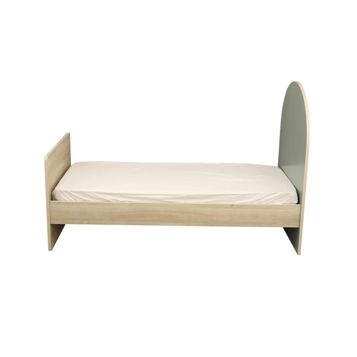 Sauthon Lit bébé Arche Chêne Sépia/Terracotta Arche/Crème 60x120 cm / 90x190 cm