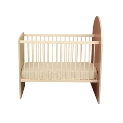 Sauthon Lit bébé Arche Chêne Sépia/Terracotta Arche/Crème 60x120 cm / 90x190 cm