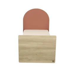 Sauthon Lit bébé Arche Chêne Sépia/Terracotta Arche/Crème 60x120 cm / 90x190 cm