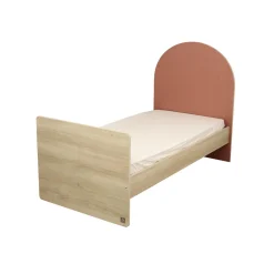Sauthon Lit bébé Arche Chêne Sépia/Terracotta Arche/Crème 60x120 cm / 90x190 cm