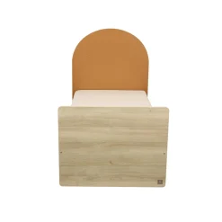 Sauthon Lit bébé Transformable Arche Chêne Sépia/Caramel Arche/Crème 60x120 cm / 90x190 cm