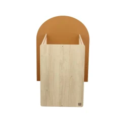 Sauthon Lit bébé Transformable Arche Chêne Sépia/Caramel Arche/Crème 60x120 cm / 90x190 cm