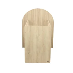 Sauthon Lit bébé Transformable Arche Chêne Sépia/Chêne Strié Sépia Arche/Crème 60x120 cm / 90x190 cm