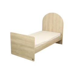 Sauthon Lit bébé Transformable Arche Chêne Sépia/Chêne Strié Sépia Arche/Crème 60x120 cm / 90x190 cm