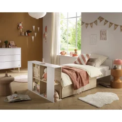 Sauthon                    Lit bébé transformable Paloma    Blanc Neige/Chêne Strié Sépia/Chêne Sépia            60x120 cm
