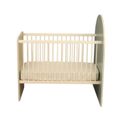 Sauthon Lit bébé Transformable Arche Chêne Sépia/Sauge Arche/Crème 60x120 cm / 90x190 cm