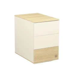 Sauthon                    Lit combiné évolutif Paloma    Chêne Sépia/Blanc Neige/Chêne Strié Sépia            70x140 cm