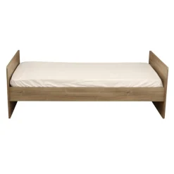Sauthon                    Lit Combiné évolutif réversible Mokka    Chêne Mokka /Chêne Foncé            60x120 cm / 90x190 cm