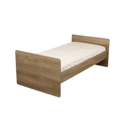 Sauthon                    Lit Combiné évolutif réversible Mokka    Chêne Mokka /Chêne Foncé            60x120 cm / 90x190 cm