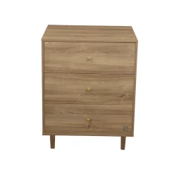 Sauthon                    Lit Combiné évolutif réversible Mokka    Chêne Mokka /Chêne Foncé            60x120 cm / 90x190 cm