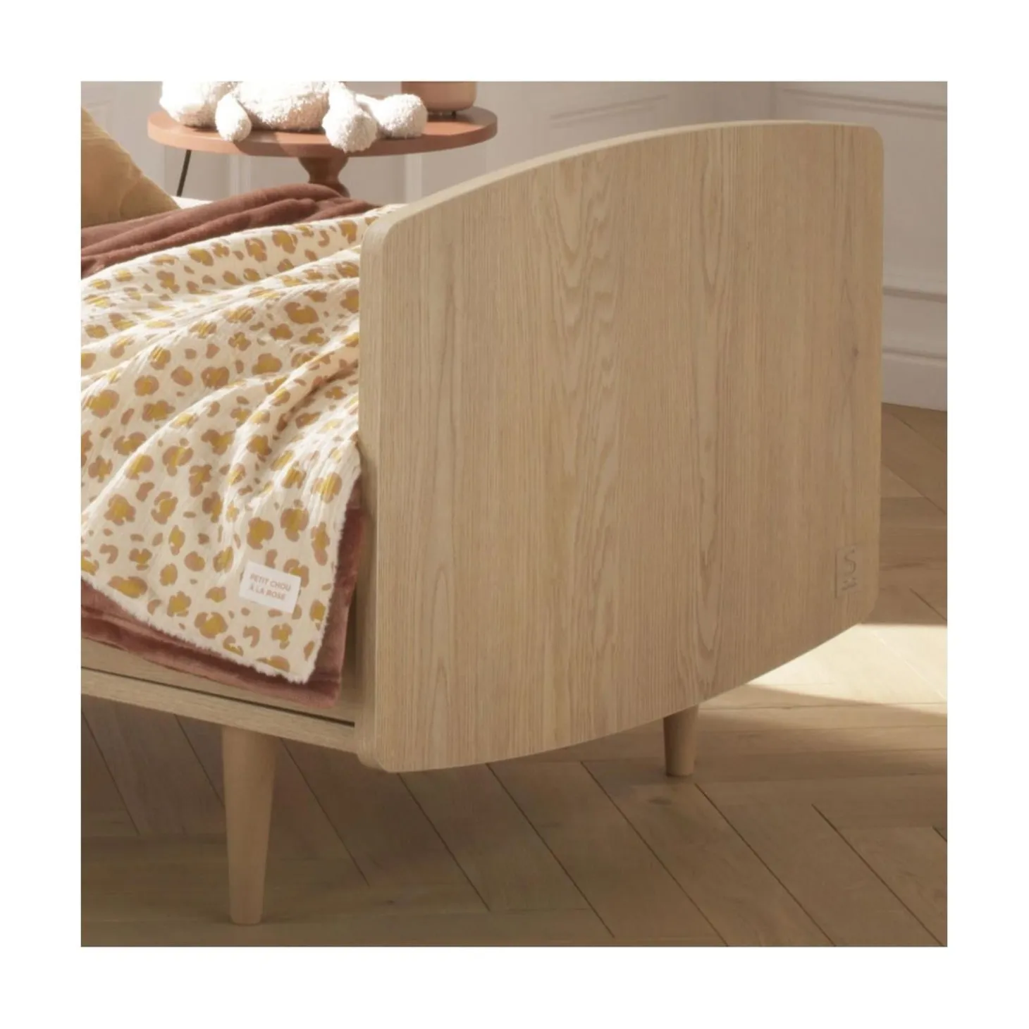 Sauthon Lit Little Big Bed My Love Chêne Vintage 70x140 cm