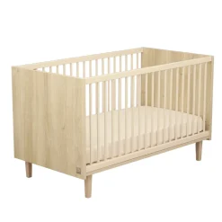 Sauthon                    Lit little big bed Paloma bois    Chêne Sépia/Beige Ficelle/Chêne Strié Sépia/Hêtre Vernis            70x140 cm