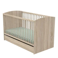 Sauthon Little big bed Access Chêne Doré 70x140 cm