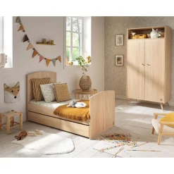 Sauthon Little big bed Access Chêne Doré 70x140 cm