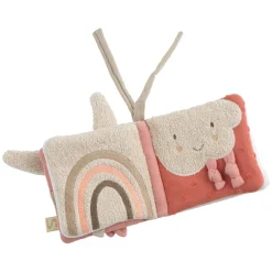 Sauthon                    Livre d'éveil Petit Coeur    Beige Chiné/Rose Poudré