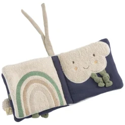 Sauthon                    Livre d'éveil Petit Nuage    Beige Chiné/Bleu Orage/Vert Olive