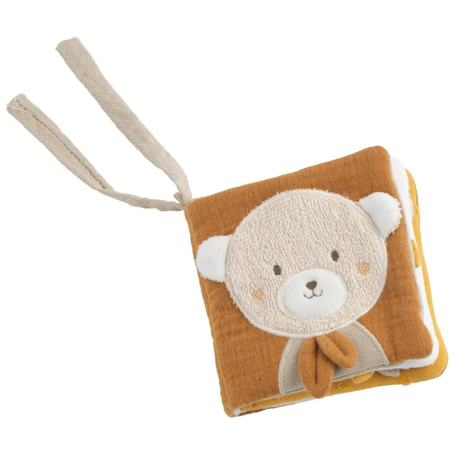Sauthon Livre d'éveil Petit Soleil Beige Chiné/Caramel/Ocre