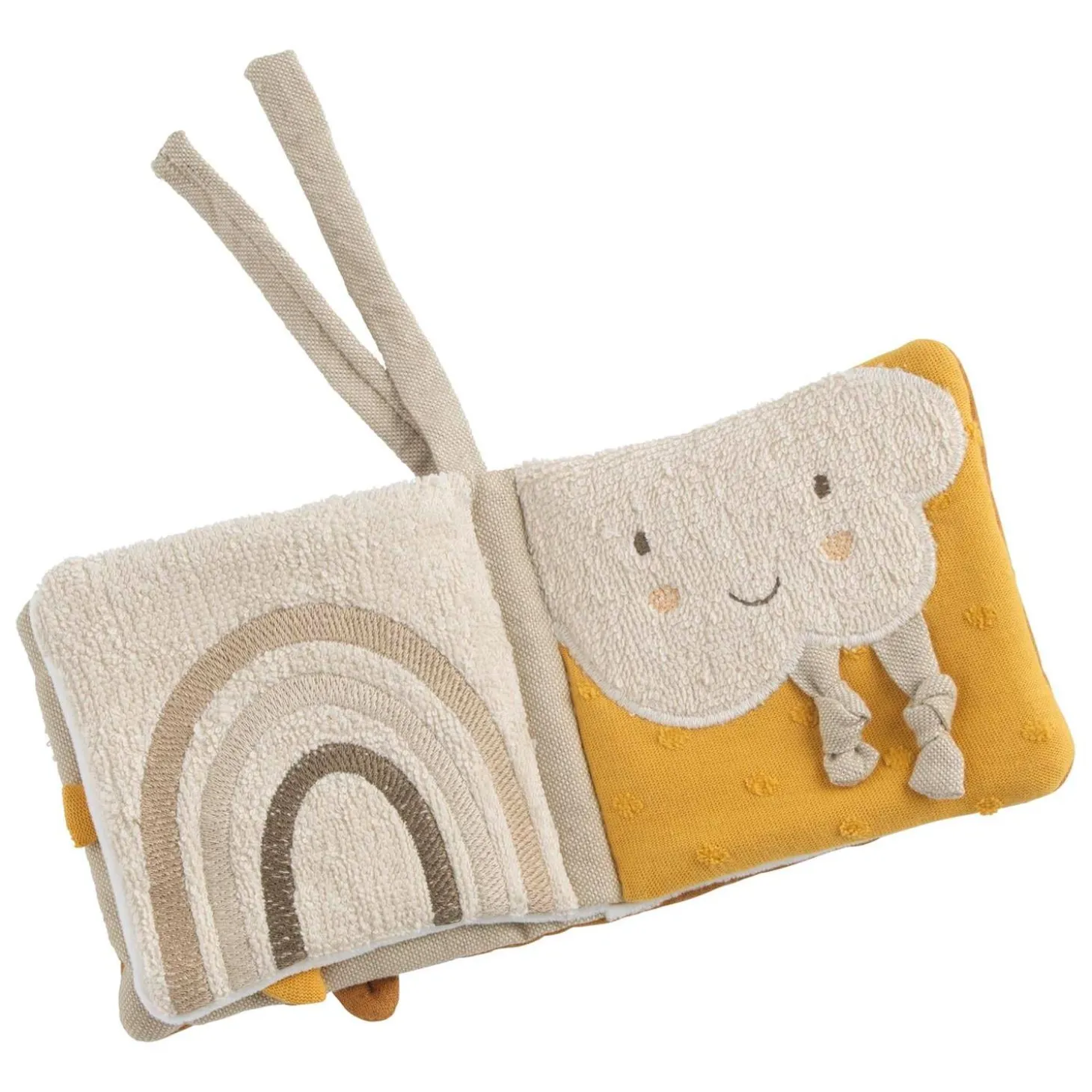 Sauthon Livre d'éveil Petit Soleil Beige Chiné/Caramel/Ocre