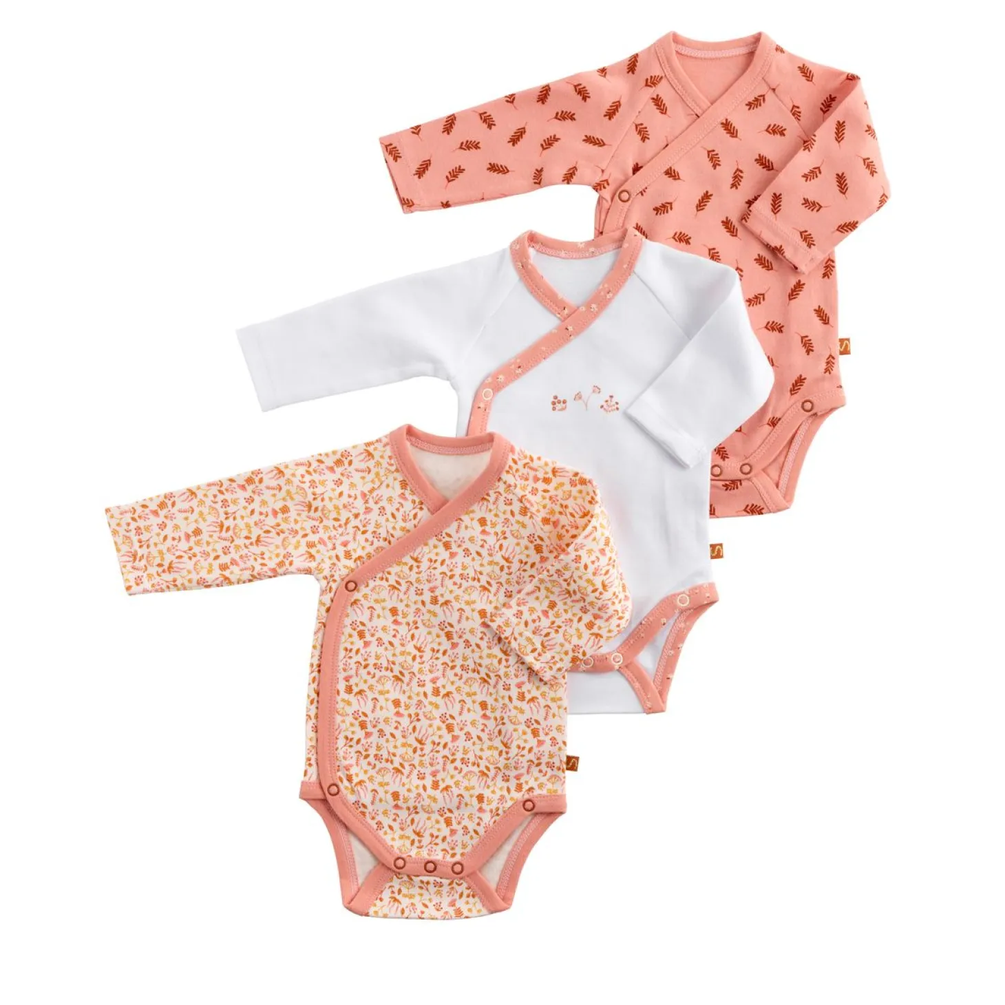 Sauthon Lot de 3 bodies Esmee Fille