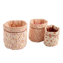 Sauthon Lot de 3 panières Esmee Rose