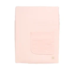 Sauthon                    Matelas à langer avec housse et serviette Uni Petale    Rose