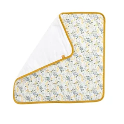 Sauthon Matelas à langer avec serviette éponge Promenons nous Jaune Topaze