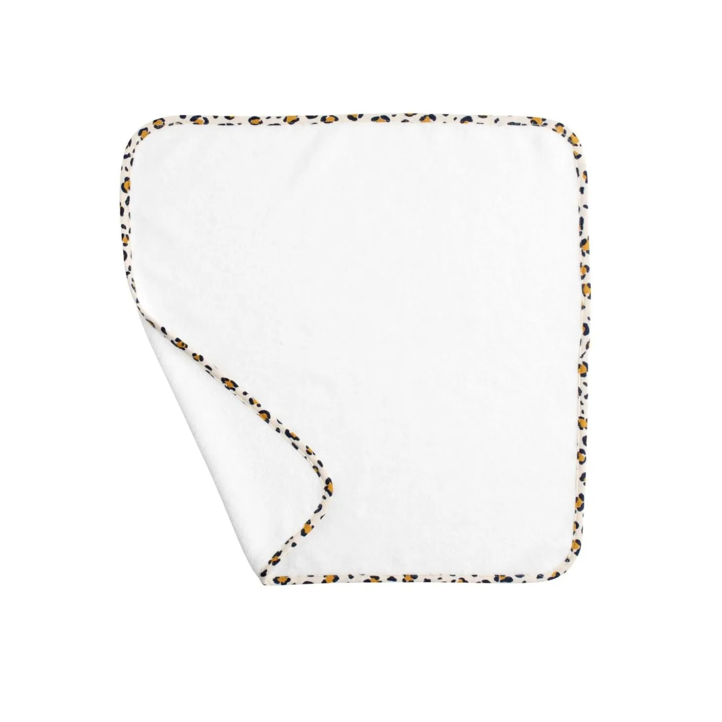 Sauthon Matelas à Langer Plus Serviette Éponge Leopard Ecru/Noir/Caramel