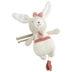 Sauthon                    Mini Musical Petit Coeur    Beige Chiné/Rose Poudré